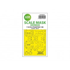 1/48 F-4C/D/J Phantom Double-Sided Fit and Self Adhesive Express Mask for Zoukei-Mura