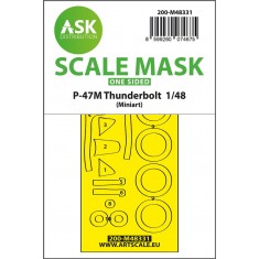 1/48 P-47M Thunderbolt One-Sided Express Fit Mask for MiniArt kit