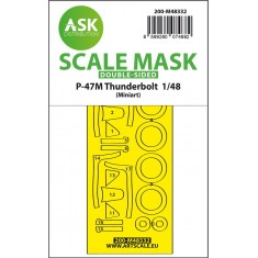 1/48 P-47M Thunderbolt Double-Sided Express Fit Mask for MiniArt kit