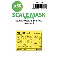 1/72 Tachikawa Ki-54HEI One-sided Paint Masking for Special Hobby