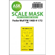1/72 Focke-Wulf Fw 190D-9 One-sided Paint Masking for IBG