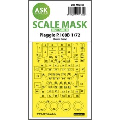 1/72 Piaggio P.108B One-sided Painting Express Masking for Special Hobby kits