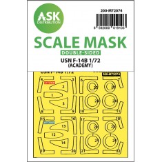 1/72 Grumman F-14B Tomcat Double-sided Express Fit Mask for Academy kits