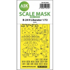 1/72 B-24H Liberator One-sided Express Fit Mask for Airfix kits