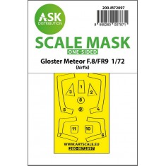 1/72 Gloster Meteor F.8/F9 One-Sided Fit Express Mask for Airfix kit