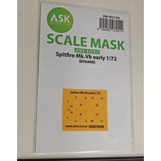 1/72 Spitfire Mk.VB Early One-Sided Fit Express Mask for Eduard kits