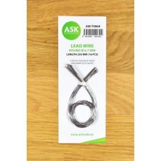 Lead Wire - Round diameter 0.7mm, Length 250mm (16pcs)