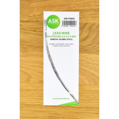 Lead Wire - Halfround  0.6mm x 0.4mm, Length 140mm (9pcs)