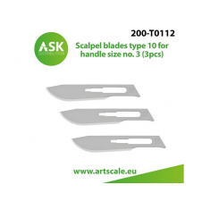 Scalpel Blades Type 10 for Handle Size No. 3 (3pcs)