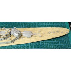 1/350 German Cruiser Prinz Eugen Wooden Deck for Trumpeter kit #05313