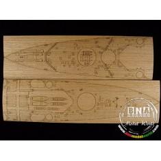 1/350 HMS Prince of Wales Wooden Deck for Tamiya kit #78011