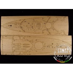 1/350 HMS King George V Wooden Deck for Tamiya kit #78010
