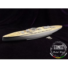 1/350 German Battleship Kronprinz Wooden Deck for ICM kit #S.003