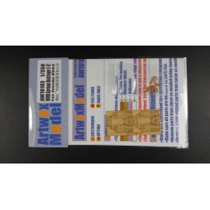 1/350 WWII German Destroyer Z-17 Wooden Deck for Zvezda 9043 kit