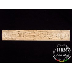 1/700 IJN Nagato Battleship Wooden Deck for Aoshima kit #045084