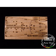1/700 Italian Navy RN ROMA Wooden Deck for Trumpeter kit #05777