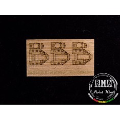 1/700 DKM Z-39 Destroyer Wooden Deck for Dragon kit #7103