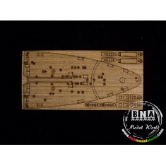 1/700 Italian Navy RN Littorio 1941 Wooden Deck for Trumpeter kit #05778