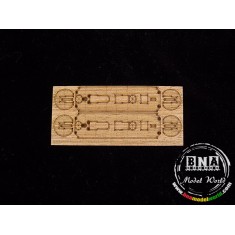 1/700 Imperial Chinese "Chao Yung&Yang Wei" Wooden Deck for S-Model kit #PS700003