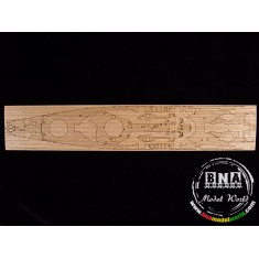 1/700 USS Battleship BB-62 New Jersey Wooden Deck for Trumpeter #05702