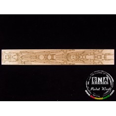 1/700 DKM Tirpitz Wooden Deck for Dragon kit #7081