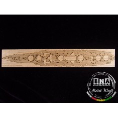 1/700 IJN Battleship Fuso 1944 Wooden Deck for Aoshima kit #049808