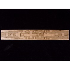 1/700 USS Pittsburgh CA-72 Wooden Deck (Natural) for Trumpeter kit #05726