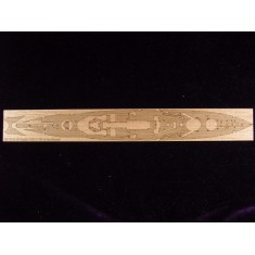 1/700 IJN Nagato 1933 Wooden Deck for Aoshima kit #050620