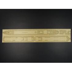1/700 RMS Olympic 1911 Wooden Deck for Revell kit #05212