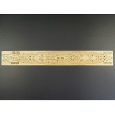 1/700 IJN Battleship Nagato 1927 Wooden Deck set for Aoshima 045114 kit