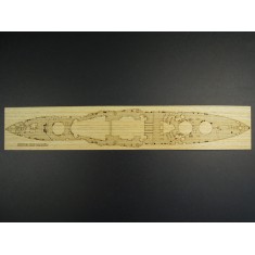 1/700 HMS Warspite 1942 Wooden Deck set for Trumpeter 05795 kit