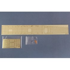 1/700 Japanese Aircraft Carrier Akagi Wooden Deck w/Photoetch for Hasegawa #227 kit