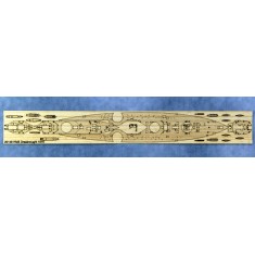 1/700 HMS Dreadnought 1915 Wooden Deck Set for Trumpeter kit #06705