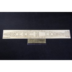 1/700 SMS Derfflinger 1916 Wooden Deck Set with Photo-Etched for Flyhawk kit #1300