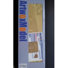 1/200 German Bismarck Battleship Wooden Deck (maple wood colour) for Trumpeter #03702