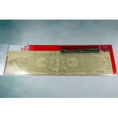 1/200 Japanese Battleship Mikasa 1902 Wooden Deck w/PE Sheet for Trumpeter