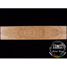 1/400 Soviet Battleship Potemkin Wooden Deck for Maquette kit MQ4051