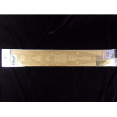 1/400 French Navy Battleship Dunkerque Wooden Deck with photoetch for Heller kit #81073