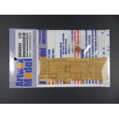 1/72 German Fast Attack Craft S-100 Wooden Deck for Revell kit #5002