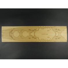 1/450 IJN Battleship Yamato Wooden Deck for Hasegawa 40151 kit