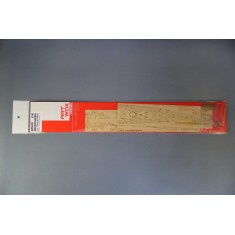 1/570 Battlecruiser Scharnhorst Wooden Deck Set with Photoetch for Revell #5037 kit
