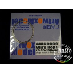 Stainless Steel Wire Rope (Diameter: 0.4mm, Length: 100cm)