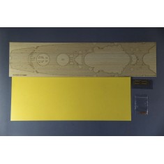 1/350 IJN Musashi Wooden Deck w/Masking Sheet & Photoetch for Tamiya #78016/78031