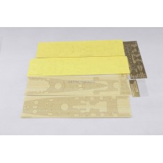 1/350 USS Hawaii CB-3 with PE Wooden Deck w/Paint Masks & PE for Hobby Boss kit #86515