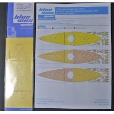 1/350 Italian Navy RN Littorio 1941 Deck Masking Sheet for Trumpeter kit #05319