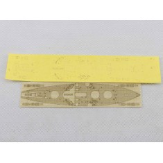 1/700 USS West Virginia BB-48 1945 Wooden Deck and Mask for Trumpeter #05772