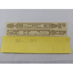 1/700 RMS Olympic Wooden Deck with Masking for Hobby Boss 83421