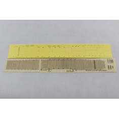 1/700 USS Yorktown Aircraft Carrier Wooden Deck and Masking for Tamiya 31712