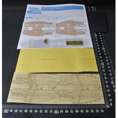 1/144 HSMC Snowberry (2in1) Wooden Deck w/Masking & PE for Revell 05132