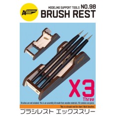 Brush Rest for 3 Short, Thick Brushes